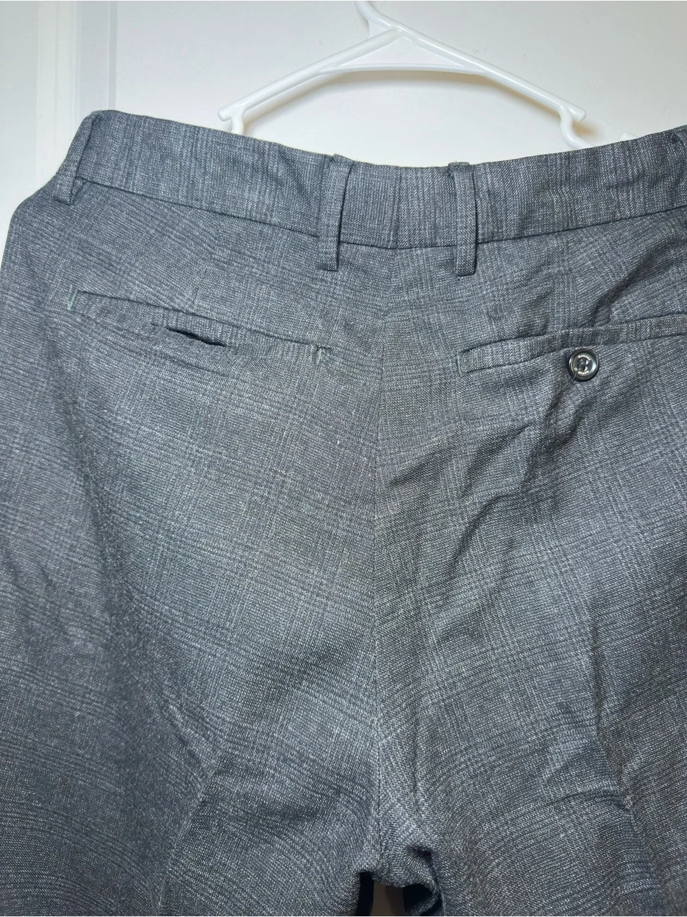 Banana Republic Dark Charcoal Straight Dress Pants